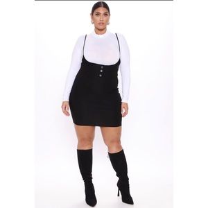 “Still Keeping You Busy Mini Skirt dress” LBD 🖤